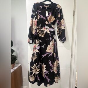 Anthropologie women wrap dress size XS